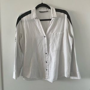 Zara Basic White Blouse